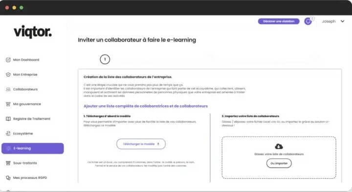 E-learning RGPD​ - Viqtor